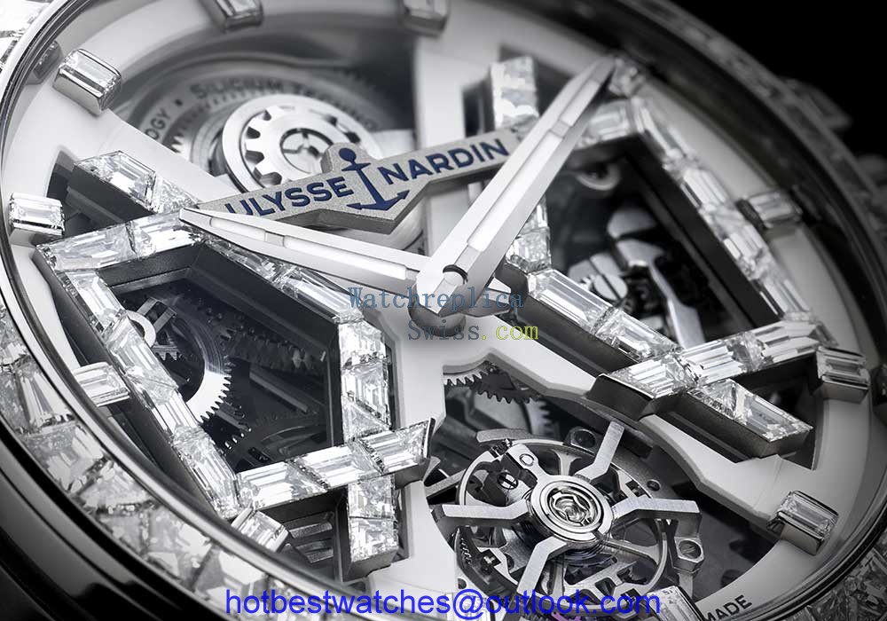 ulysse nardin sparkling blast dial closeup
