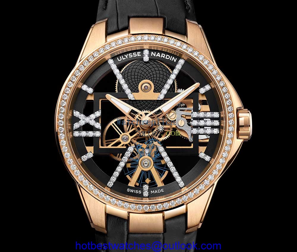 ulysse nardin sparkling free weel closeup