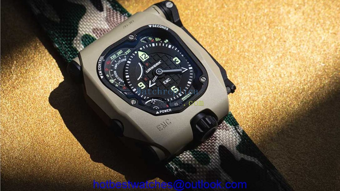 Urwerk EMC TIME HUNTER DESERT SAGE