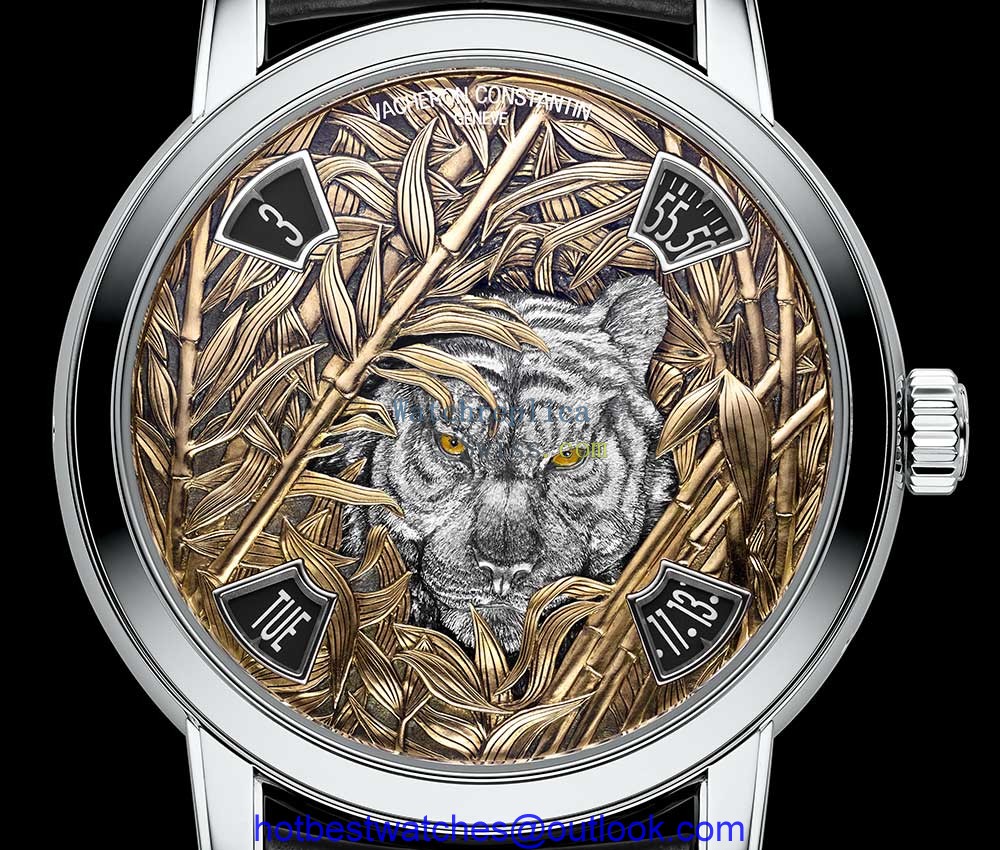 vacheron constantin les cabotiniers mysterious tiger closeup