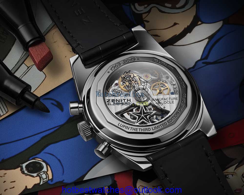zenith a384 revival lupin third edition caseback