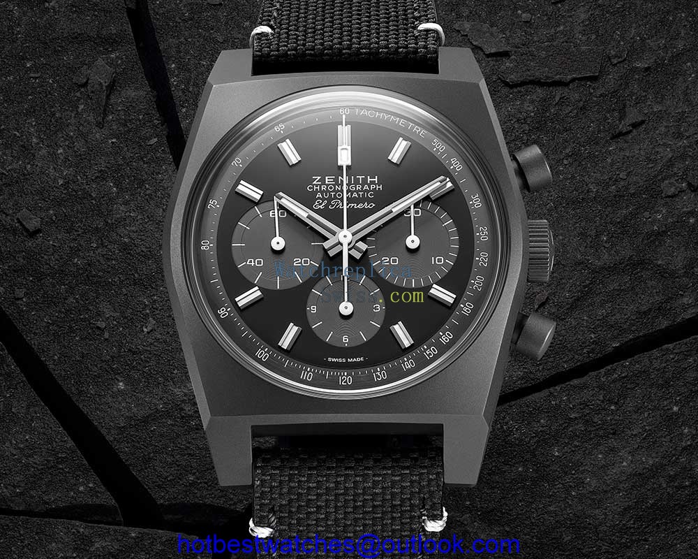 zenith chronomaster revival shadow closeup