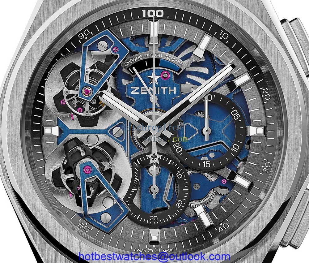 zenith defy el primero double tourbillon closeup