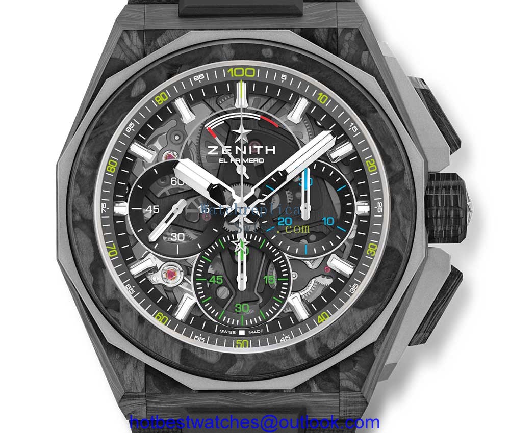 zenith defy extreme carbon closeup