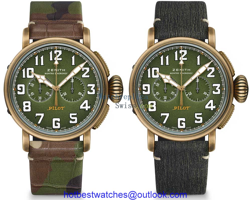 zenith pilot type 20 chronograph adventure both strap