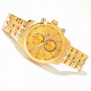 Invicta II Champagne Dial Gold-plated Men's Watch 0253