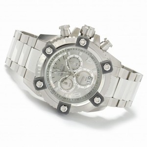 Invicta Arsenal Reserve Chronograph Silver Dial Stainless Steel Men's Watch 0336