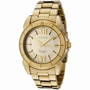 Invicta Angel Gold Dial 18kt Gold-plated Ladies Watch 0459