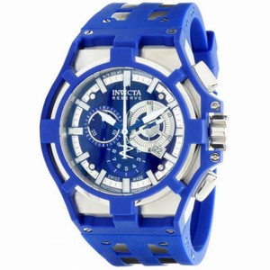 Invicta Akula Blue Polyurethane Chronograph Men's Watch 0633