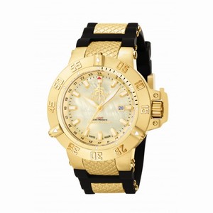 Invicta Subaqua Mother of Pearl Dial Black Polyurethane Men's Watch 0738