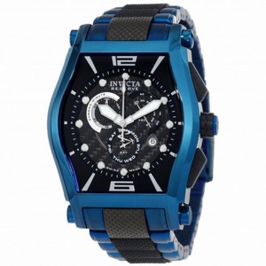 Invicta Reserve Vortiz Chronograph Black Dial Stainless Steel Men's Watch 0748
