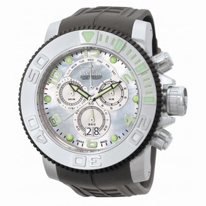 Invicta Sea Hunter Pro Diver Rubber Strap Mother of Pearl Dial Men's Watch 0861