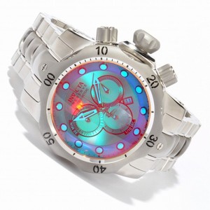 Invicta Venom Chronograph Grey Tinted Crystal Dial Stainless Steel Men's Watch 0967