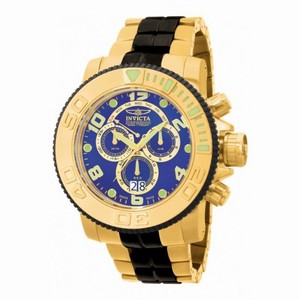 Invicta Pro Diver Sea Hunter Chronograph Blue Dial Two-tone Men's Watch 10768