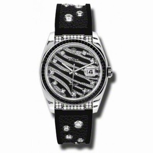 Rolex Diamond and Black Sapphire Mens Watch 116199