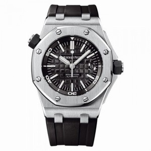 Audemars Piguet Royal Oak Offshore Diver Black Dial Automatic Men's Watch 15703ST.OO.A002CA.01
