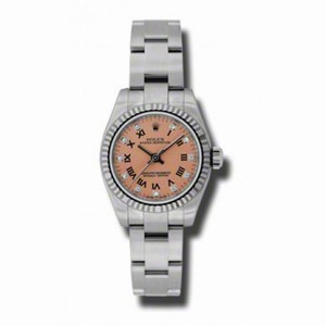Rolex No Date Pink Dial Automatic Stainless Steel  Ladies Watch 176234PRDO