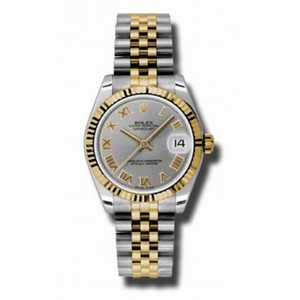 Rolex Datejust Automatic Stainless Steel and 18kt Gold Ladies Watch 178273GRJ