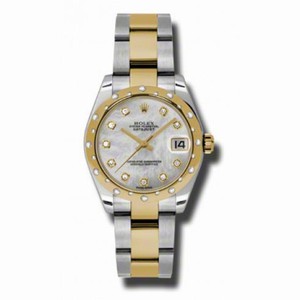 Rolex Datejust Mother of Pearl Dial Automatic Stainless Steel and 18K Gold Ladies Watch 178343MDO
