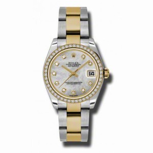 Rolex Datejust Mother of Pearl  Dial Automatic Stainless Steel and 18kt Gold Ladies Watch 178383MDO