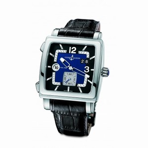 Ulysse Nardin Quadrato Dual Time Steel Men's Watch 243-92-632