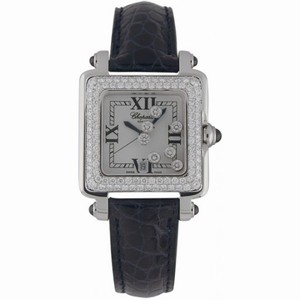 Chopard Happy Sport Diamond Steel Black Ladies Watch 27/8361-23