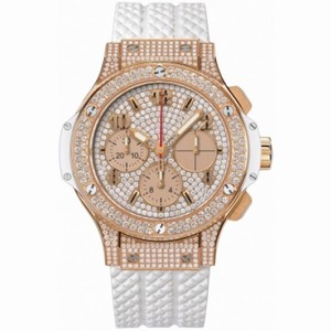 Hublot Big Bang White Diamond Dial Automatic 18 Carat Rose Gold Ladies Watch 341.PE.9010.RW.1704