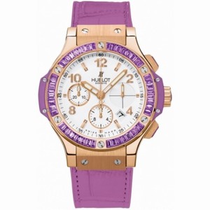 Hublot Big Bang Gold Tutti Frutti White Dial Rose Gold Amethyst Ladies Watch 341.PV.2010.LR.1905