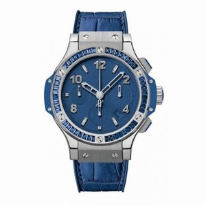 Hublot Tutti Frutti Matte Blue Dial Automatic Blue Rubber Alligator Unisex Watch 341.SL.5190.LR.1901