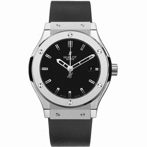 Hublot Classic Fusion Black Dial Black Rubber Strap Men's Watch 511.ZX.1170.RX