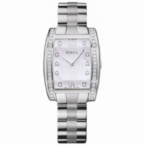 Ebel Tarawa Mother of Pearl Diamond Dial Stainless Steel Ladies Watch 9656J28-991086