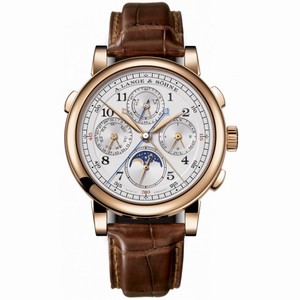 A. Lange and Sohne 1815 Rattrapante 18K Rose Gold Chronograph Men's Watch 421.032