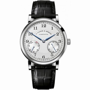 A. Lange and Sohne 1815 Up Down Silver Dial 18K White Gold Men's Watch 234.026