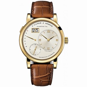 A. Lange and Sohne Lange 1 Daymatic Champagne Dial 18K Yellow Gold Ladies Watch 320.021
