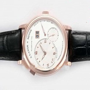 A.Lange Sohne Lange 1 101.032 Manual Winding White Dial Round Watch
