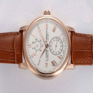 A.Lange Sohne Richard Lange 250.032 Round Mens Rose Gold Case Watch