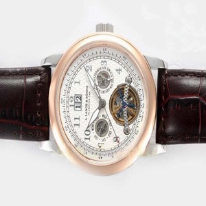 A.Lange Sohne Tourbograph Pour le Merite 702.025 Mens Round Rose Gold Case Watch
