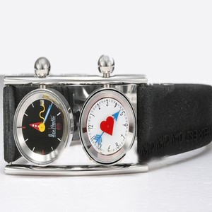 Alain Silberstein Karavan Moon KV12 Black Rubber Strap Womens Watch