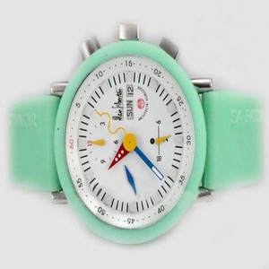 Alain Silberstein Klassik Krono Bauhaus Krono B2 MEADOw Round Stainless Steel Case Watch