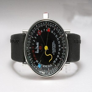 Alain Silberstein Klassik Krono Bauhaus Pikto Smileday Round Automatic Watch