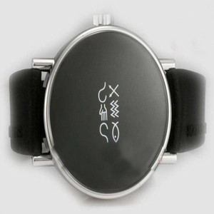 Alain Silberstein Rondo Dots OG11 Mens Stainless Steel Case Round Watch