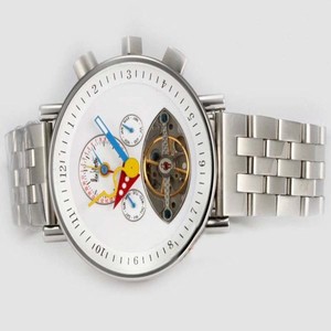 Alain Silberstein Tourbillon D art Tourbillon Cuir Tricolor 2 Mens Automatic 40mm Watch