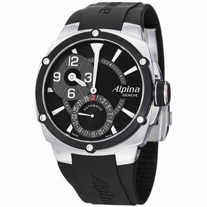 Alpina Adventure Avalanche Black Dial Rubber Strap Automatic Men's Watch 950LBG4AE6