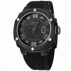 Alpina Adventure Extreme Black Dial Black Rubber Strap Men's Watch AL525BB5FBAE6