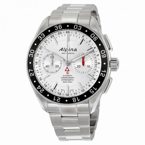 Alpina Alpiner 4 Chronograph Silver Sunray Dial Men's Watch AL-860S5AQ6B