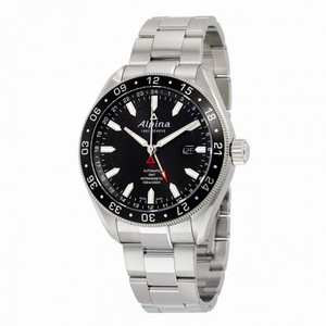 Alpina Alpiner 4 GMT Automatic Black Dial Men's Watch AL-550G5AQ6B