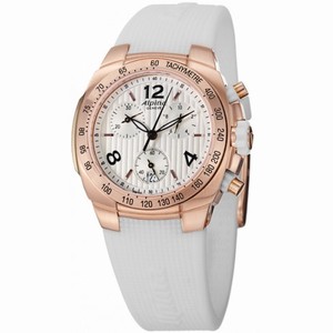 Alpina Avalanche Extreme Silver Dial White Rubber Ladies Watch AL350LWWW2A4