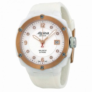 Alpina Avalanche Extreme White Dial Rubber Strap Ladies Watch AL240MPWD3AEC4