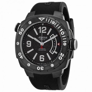Alpina Extreme Diver Automatic Black Dial Black Rubber Men's Watch 525LBB5FBAEV6