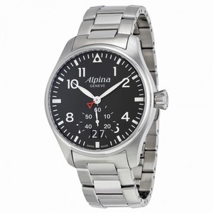 Alpina Startimer Pilot Black Dial Stainless Steel Men's Watch AL-280B4S6B